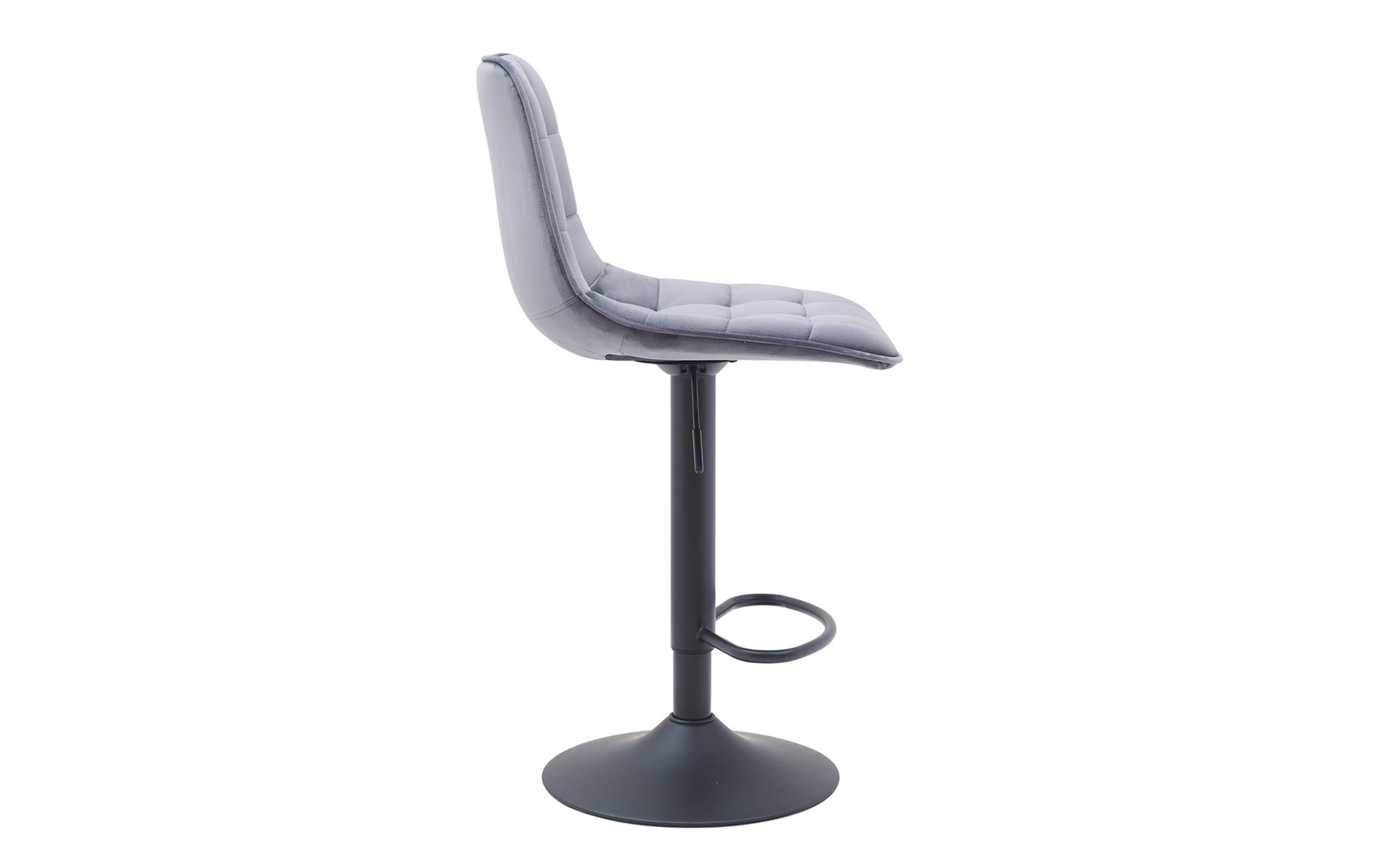 Scaun de bar Riko, gri  2